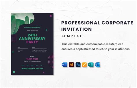 Corporate Invitation Template