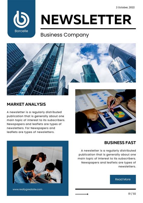Corporate Newsletter Templates