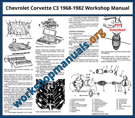 Corvette C3 Workshop Manual 1968 1982