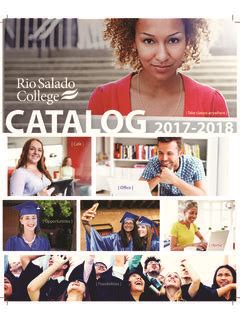 Course Catalog At Rio Salado College