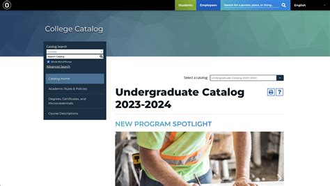 Course Catalog Occ