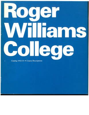 Course Catalog Williams