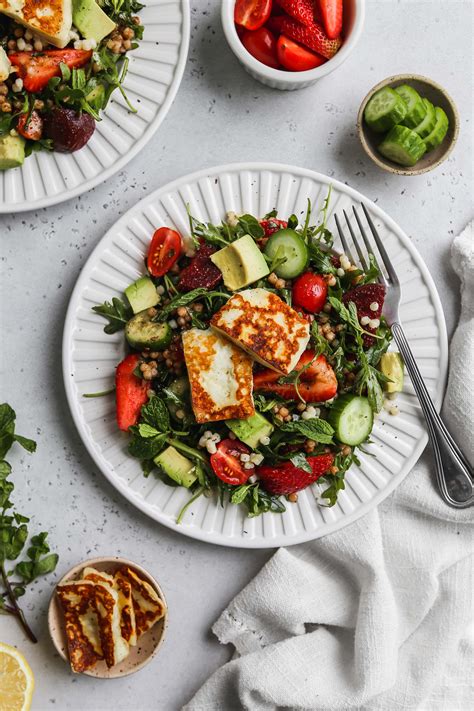Couscous Salad Halloumi: A Culinary Symphony of Health and Delight