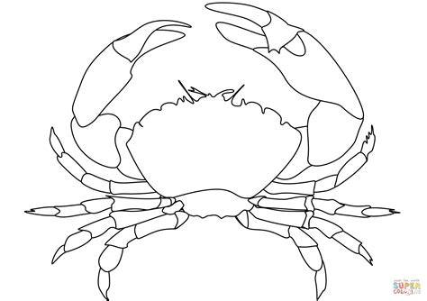 Crab Outline Printable
