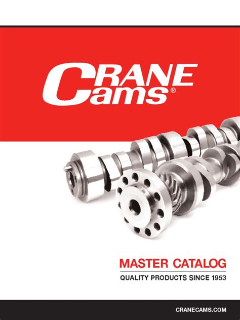 Crane Cams Catalog