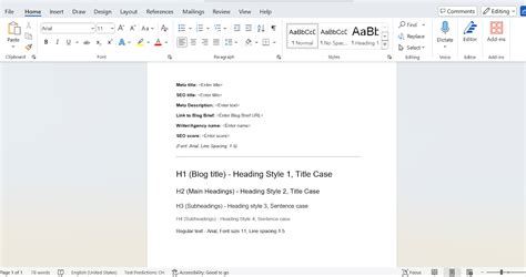 Create A Template In Word