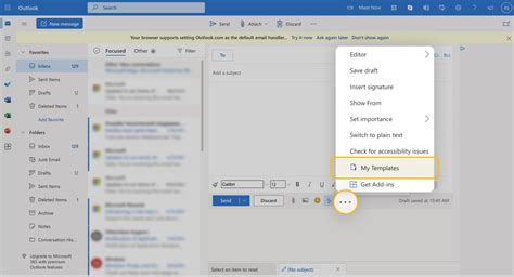 Creating Email Templates In Outlook