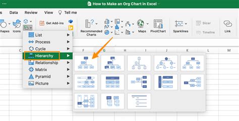 Creating Org Chart In Excel