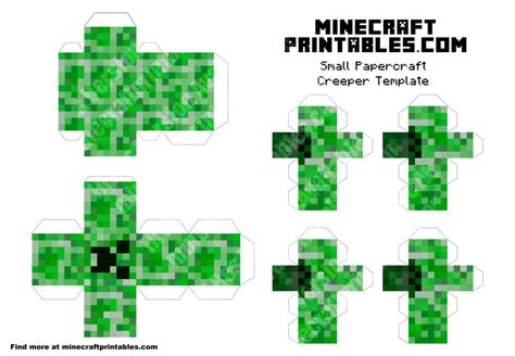 Creeper Template Minecraft