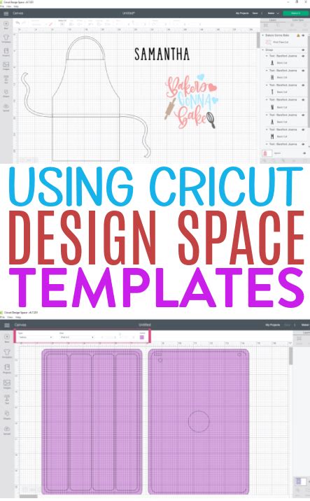 Cricut Design Space Templates