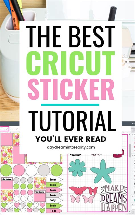 Cricut Sticker Templates