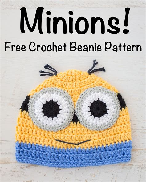 Crochet Minion Hat Pattern Free