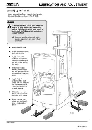 Crown Esr4000 Series Forklift Service Repair Manual