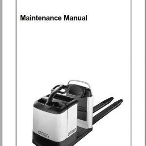 Crown Gpw1000 Series Pallet Truck Service And Parts Manual