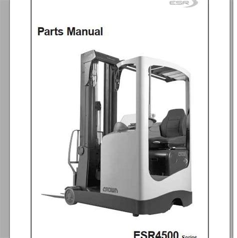 Crown Sx3000 Stacker Truck Service And Parts Manuals