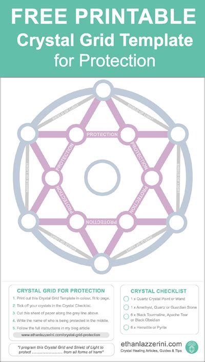 Crystal Grid Templates Free