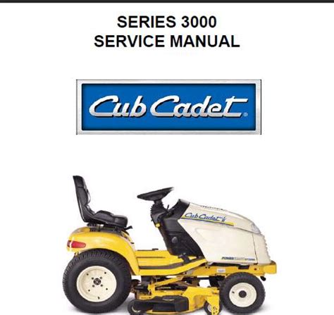 Cub Cadet 3000 Series Tractor Service Manual