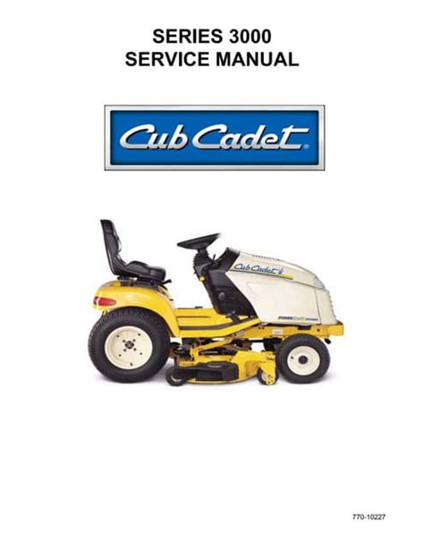 Cub Cadet 3185 Factory Service Repair Manual