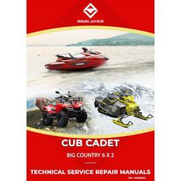 Cub Cadet 6x2 Big Country Service Workshop Manual