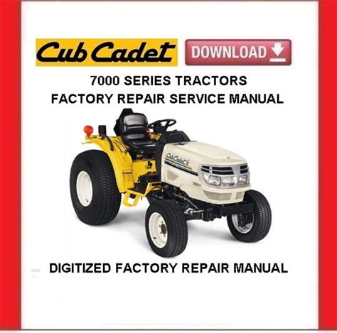 Cub Cadet 7000 Factory Service Repair Manual