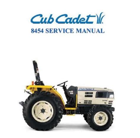 Cub Cadet 8454 Tractor Service Repair Manual Download