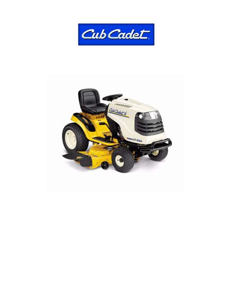 Cub Cadet Slt 1550 Factory Service Repair Manual