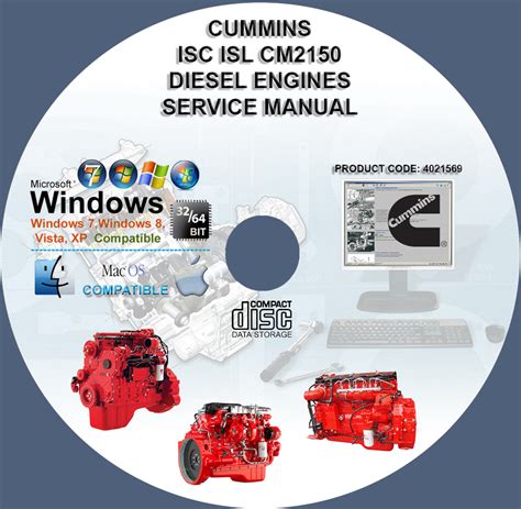 Cummins Diesel Engine Isc Workshop Service Shop Manual