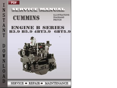 Cummins Engine B Series B3 9 B5 9 4bt3 9 6bt5 9 Factory Service Repair Manual Download