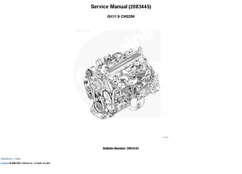 Cummins Engine Isx11 9 Service Manual Workshop Manual