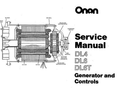 Cummins Onan Dl4 Dl6 Dl6t Generator Service Repair Manual Instant Download