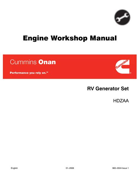 Cummins Onan Dn Series Generator Sets Service Repair Manual Instant Download