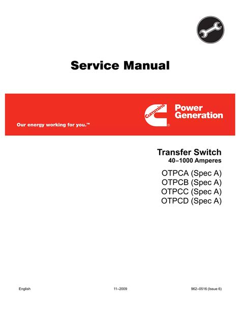 Cummins Onan Lt Iii Transfer Switch Service Repair Manual Instant Download