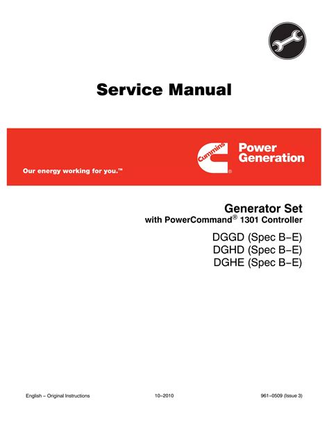 Cummins Onan Powercommand 1301 Controller Service Repair Manual Instant Download