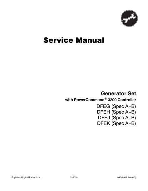 Cummins Onan Powercommand 3200 Controller Service Repair Manual Instant Download