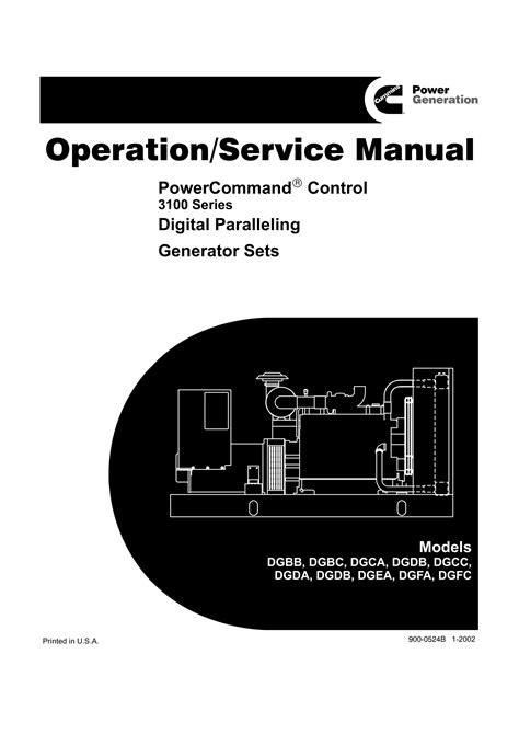 Cummins Onan Qsb5g3 C80d2r Generator Service Repair Manual Instant Download