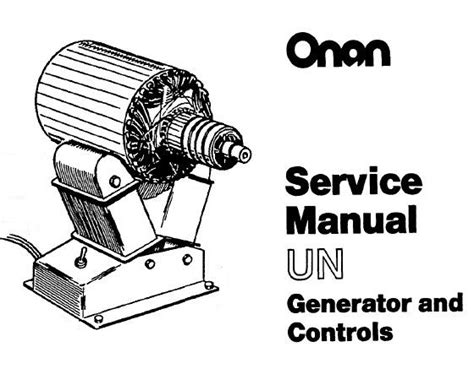 Cummins Onan Un Series Generator Service Repair Manual Instant Download