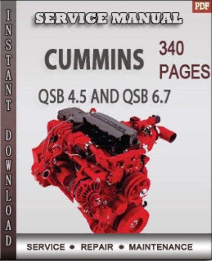 Cummins Qsb 4 5 6 7 L Service Repair Manual Download