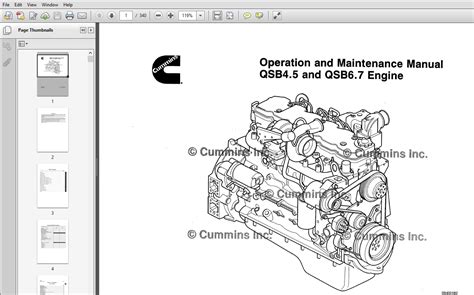 Cummins Qsb4 5 Qsb6 7 Engine Operation Maintenance Service Manual Qsb Download