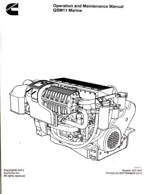 Cummins Qsm11 Qsm 11 Operation Service Manual