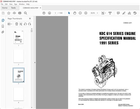 Cummins Service Diesel Engine 614 Series Manual Workshop Service Repair Manual