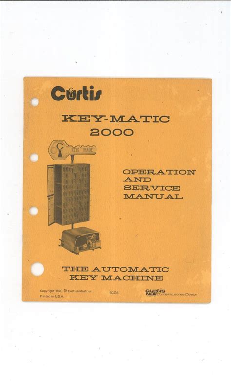 Curtis Key Manual