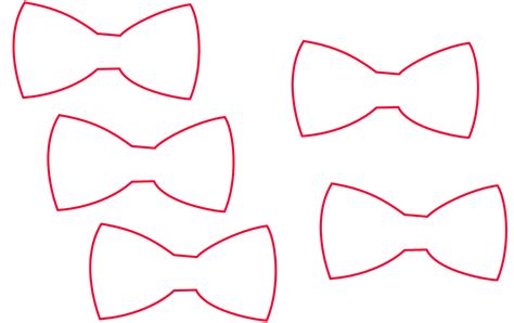 Cut Out Bow Template