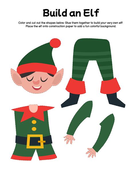 Cut Out Elf Body Template