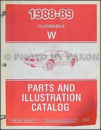 Cutlass Supreme Parts Catalog