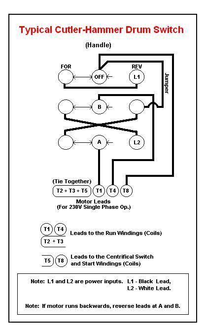 Cutler Hammer Reversing Switch Wiring Diagram