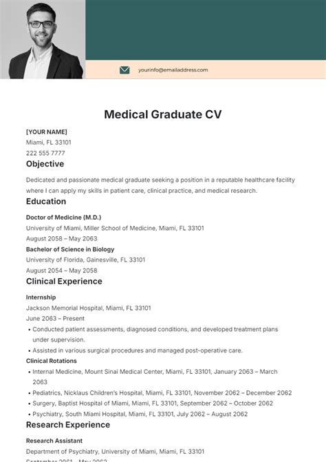 Cv Template Medical