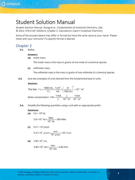 Cyber Classroom And Student Solutions Manual Solutions