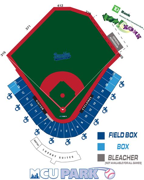 Cyclones Seating Chart