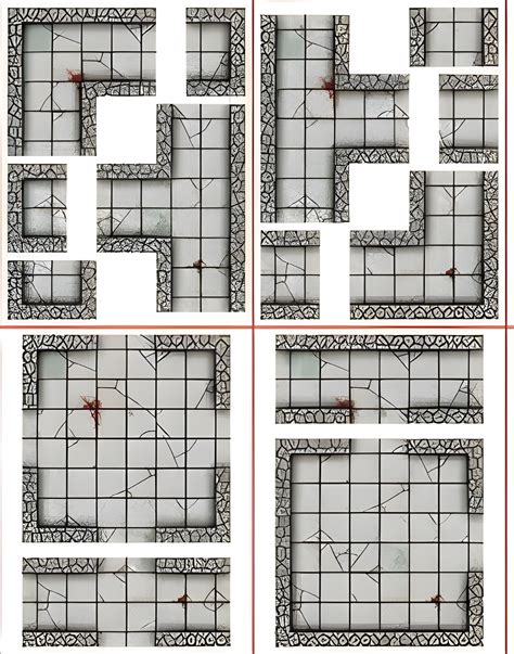 D And D Tiles Paper Templates Printable