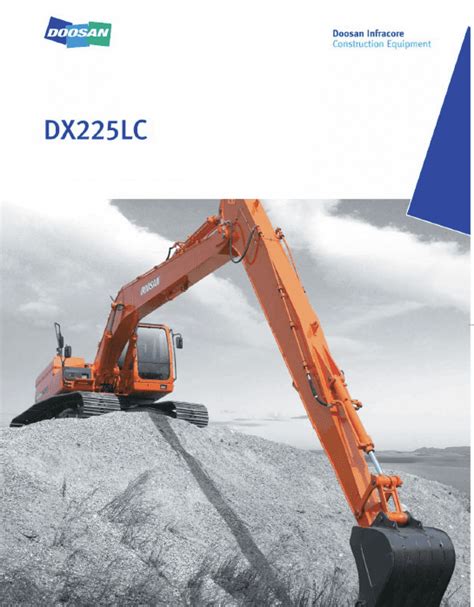 Daewoo Doosan Dx225lc Excavator Service Shop Manual